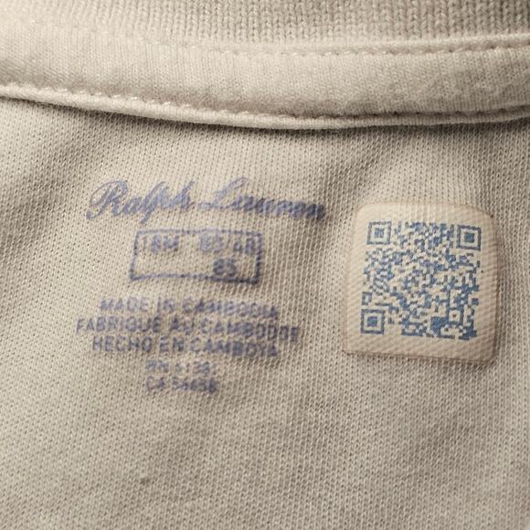 Baby RALPH LAUREN Embroidered White Pastel Pony Ruffled Dress Top 18M - Picture 3 of 10